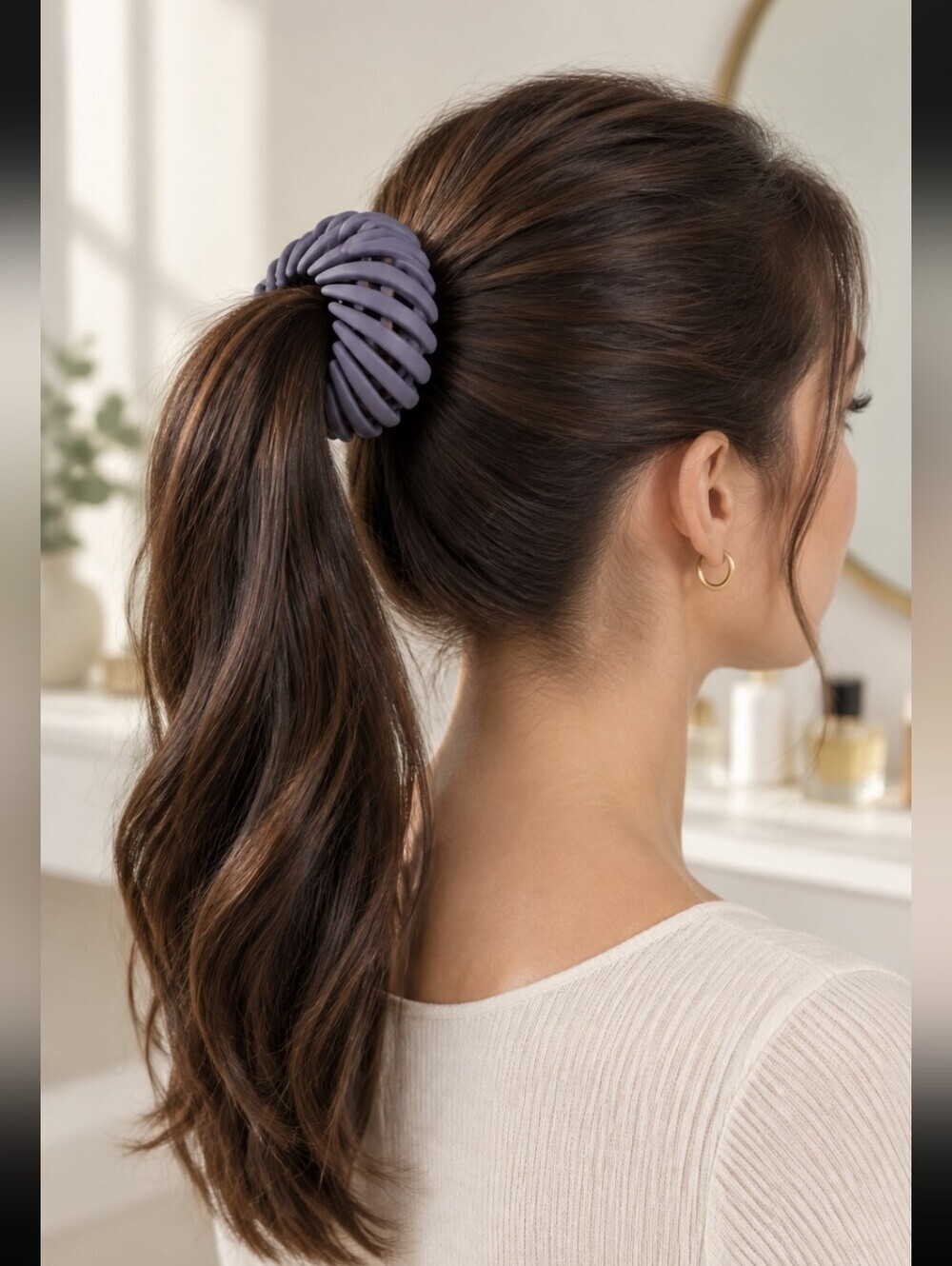 Fashionable Hair Ties l Ball Ornament l Unique Hair Clip